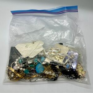 Assorted Jewelry Bag with Gold and Blue Accents
